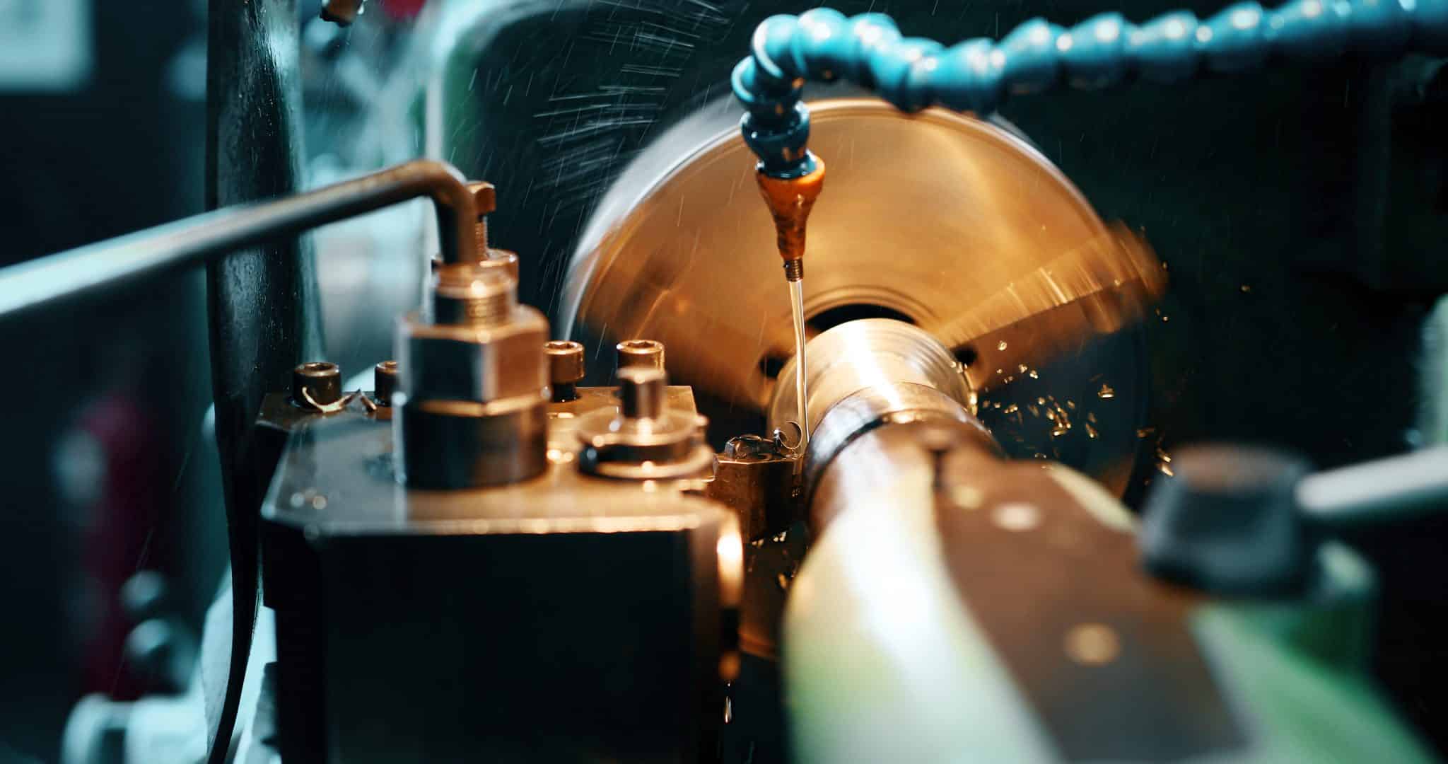 Cnc metal milling lathe machine in metal industry
